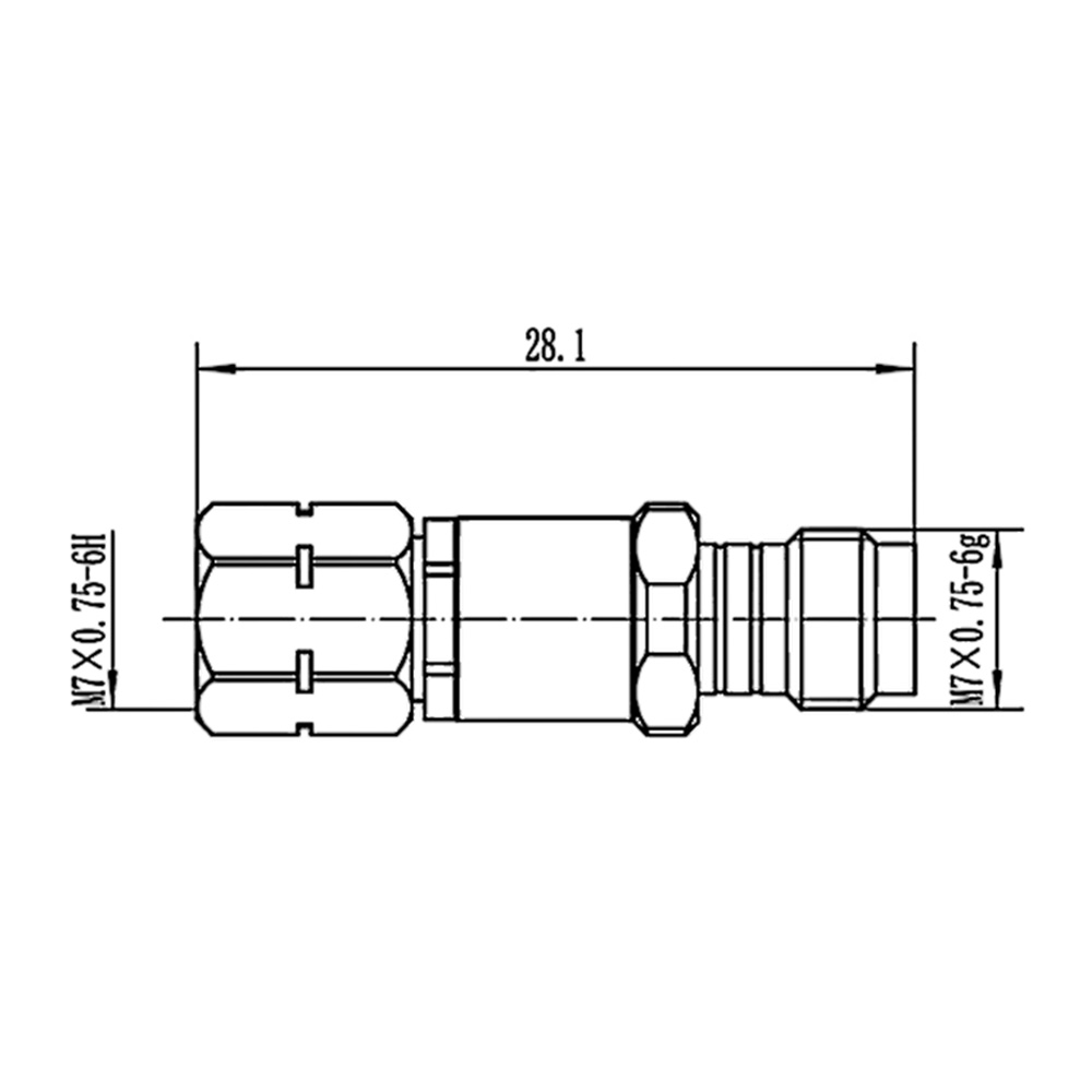 HS-1.85mmF to 2.4mmM Adapter (50G)-Hsinlink