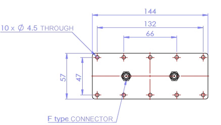 Single Module Filter Interface Dimension-Hsinlink